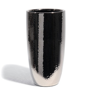 Vase martelé argent