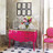 Commode rose  Haute couture