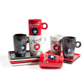 Coffret 6 tasses et soucoupes American