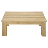 Table basse de jardin bois Bréhat