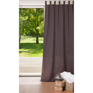 Rideau Double Anthracite <br /> - Lot de 2
