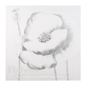 Silver Poppy canvas
