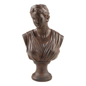Statua con busto femminile Athémise
