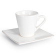 Tazze da caffè Inspiration bianche <br /> - Lotto di 6