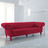 4-Seat Red Sofa Picadilly