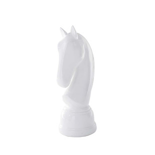 White Knight Chess Piece