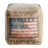 Montana US square pouffe
