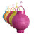Caja 6 faroles Multicolores