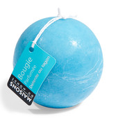 Bougie Boule bleue <br /> - Lot de 6
