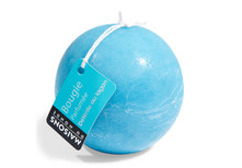 Bougie Boule bleue <br /> - Lot de 6