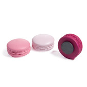 3er-Set Magneten Macarons rosa