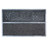 Welcome silver doormat