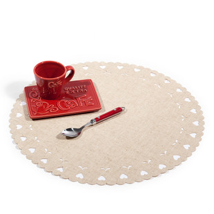 Set da tavola Efirah rotondo <br /> - Lotto di 4