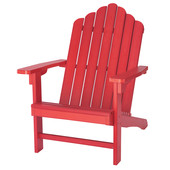 Fauteuil de jardin rouge Portland