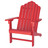 Fauteuil de jardin rouge Portland