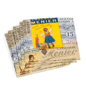 Serviette Menier x 20 <br /> - Lot de 4