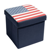 Puf plegable USA flag