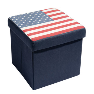 Pouf pieghevole USA flag