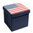Pouf pieghevole USA flag