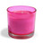 Candela in Bicchiere rosa <br /> - Lotto di 6