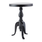 Guéridon métal noir Antoine