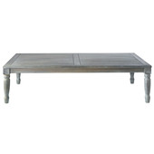 Table basse de jardin grise Chypre