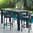 Tabouret chaise de bar Miami
