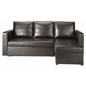 Schlafsofa 3-Sitzer braun Toronto
