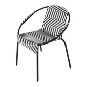 Sessel mit Zebramuster Rio