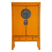 Chinese huwelijkskast oranje Mandarin