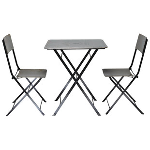 Set tafel + 2 stoelen  Haussmann