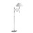 Lampada da terra Cologne cromata