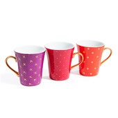 Assortiment de 6 mugs Jasmine