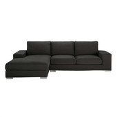 Sofa 5 seat sectional corner sofa in Grey <br />New York