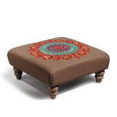 Pouf Tzigane taupe