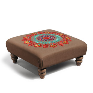 Pouf Tzigane taupe