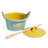 Assortiment de 4 marmites et cuillères Basilic