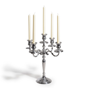 Candeliere cromato Nodier