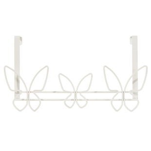 Patère Papillons blanche