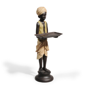 Statuetta Colono vassoio