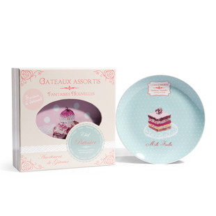 Coffret 6 assiettes à dessert Cupcake