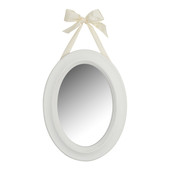 Miroir ruban Pauline blanc
