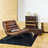 Zetel bruin leder  Beaubourg