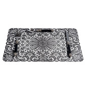 Set de table Séville noir <br /> - Lot de 6