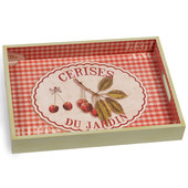 Plateau Cerises vichy