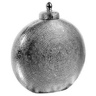 Large silver jar