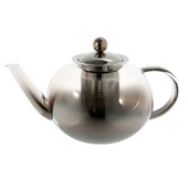 Zilverkleurige theepot