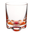 Flower orange & red tumbler <br /> - Set of 6