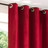 Red velvet drapes - sold individually