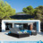 Parasol noir 350 cm Marbella